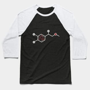 adrenaline molecule, mountains and sea Baseball T-Shirt